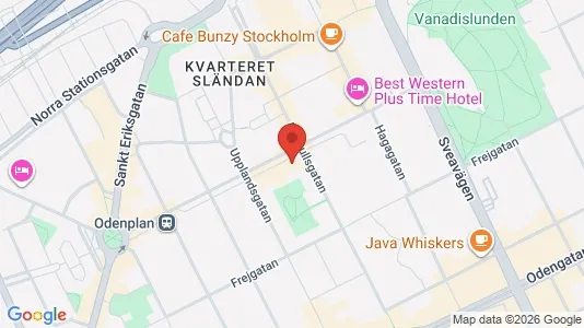 Apartments for rent i Vasastan - kort over placeringen