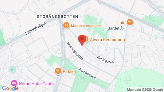 Apartments for rent i Gärdet/Djurgården - kort over placeringen