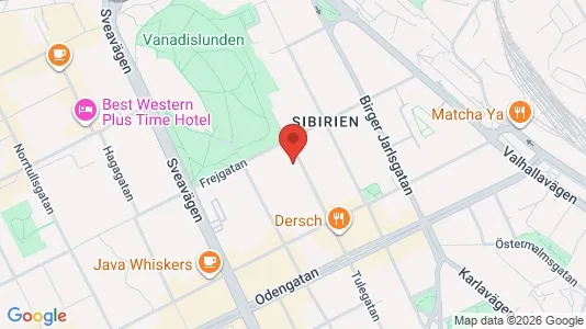 Apartments for rent i Vasastan - kort over placeringen