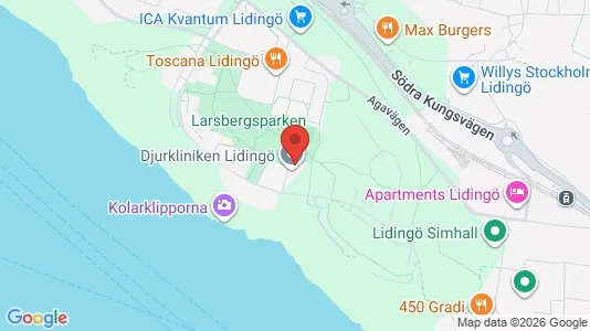 Apartments for rent i Lidingö - kort over placeringen