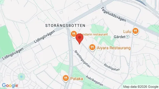 Apartments for rent i Gärdet/Djurgården - kort over placeringen