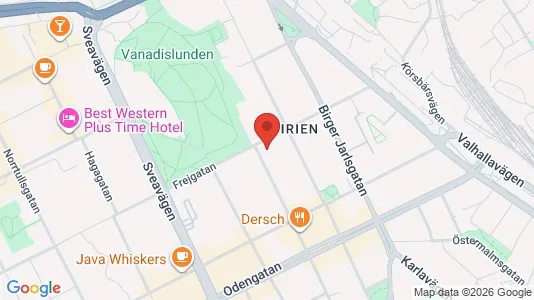 Apartments for rent i Vasastan - kort over placeringen