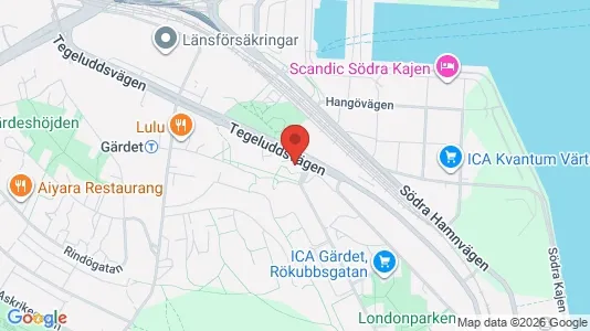 Apartments for rent i Gärdet/Djurgården - kort over placeringen