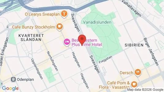 Apartments for rent i Vasastan - kort over placeringen