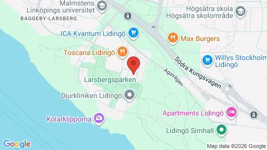 Apartments for rent i Lidingö - kort over placeringen