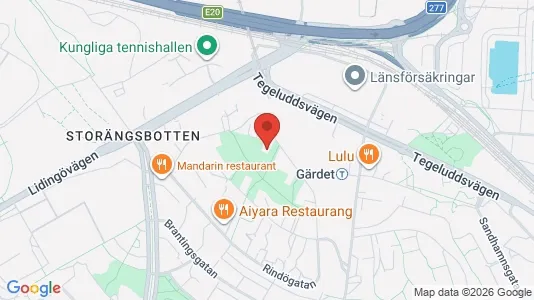 Apartments for rent i Gärdet/Djurgården - kort over placeringen