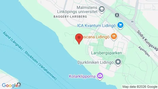 Apartments for rent i Lidingö - kort over placeringen