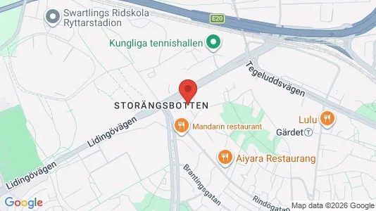 Apartments for rent i Gärdet/Djurgården - kort over placeringen