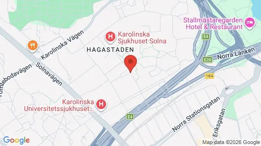 Apartments for rent i Solna - kort over placeringen