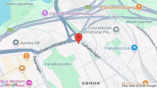 Apartments for rent i Vasastan - kort over placeringen