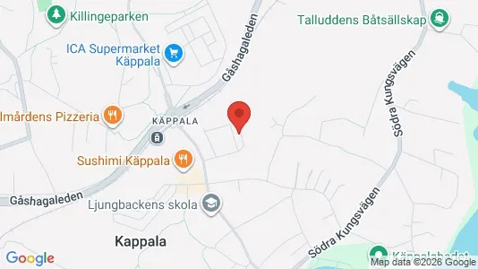 Apartments for rent i Lidingö - kort over placeringen