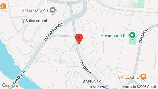 Apartments for rent i Solna - kort over placeringen