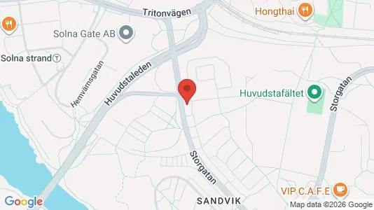 Apartments for rent i Solna - kort over placeringen