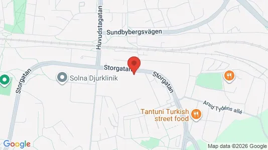 Apartments for rent i Solna - kort over placeringen