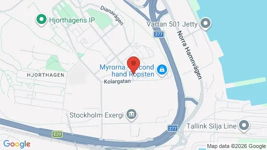 Apartments for rent i Gärdet/Djurgården - kort over placeringen
