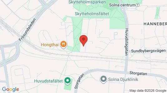 Apartments for rent i Solna - kort over placeringen