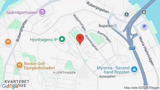 Apartments for rent i Gärdet/Djurgården - kort over placeringen