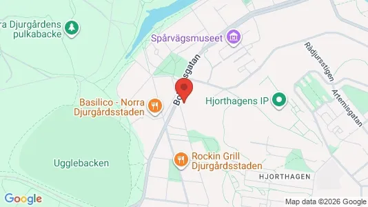 Apartments for rent i Gärdet/Djurgården - kort over placeringen