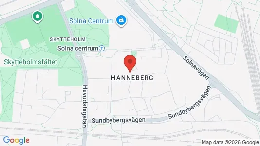 Apartments for rent i Solna - kort over placeringen