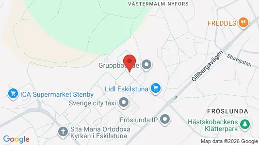 Apartments for rent i Eskilstuna - kort over placeringen
