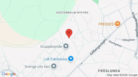 Apartments for rent i Eskilstuna - kort over placeringen