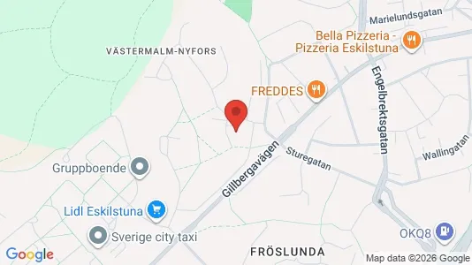 Apartments for rent i Eskilstuna - kort over placeringen