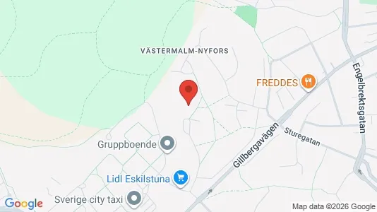 Apartments for rent i Eskilstuna - kort over placeringen