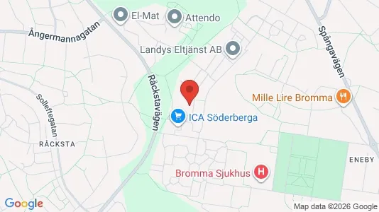 Apartments for rent i Stockholm West - kort over placeringen