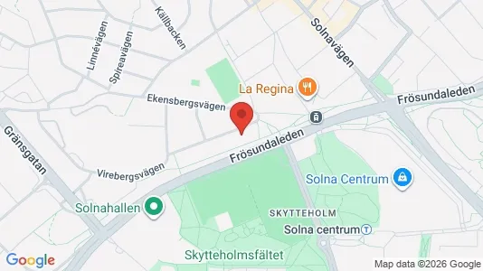 Apartments for rent i Solna - kort over placeringen