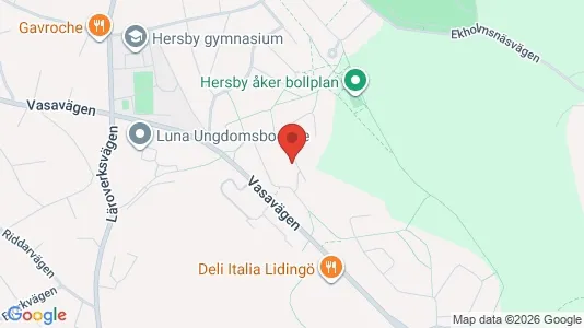 Apartments for rent i Lidingö - kort over placeringen
