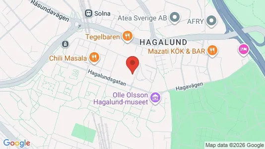 Apartments for rent i Solna - kort over placeringen