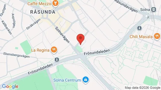 Apartments for rent i Solna - kort over placeringen