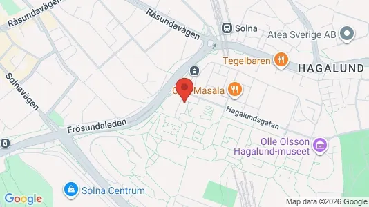 Apartments for rent i Solna - kort over placeringen
