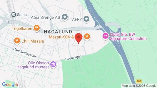 Apartments for rent i Solna - kort over placeringen