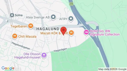 Apartments for rent i Solna - kort over placeringen