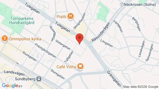 Apartments for rent i Sundbyberg - kort over placeringen