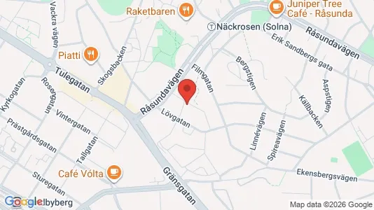 Apartments for rent i Solna - kort over placeringen