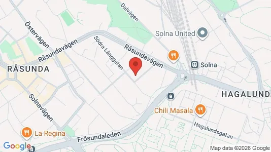 Apartments for rent i Solna - kort over placeringen