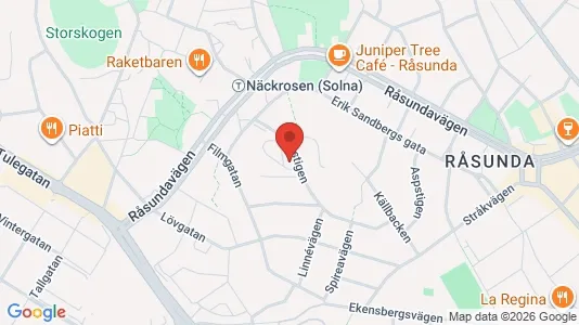 Apartments for rent i Solna - kort over placeringen