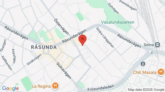 Apartments for rent i Solna - kort over placeringen