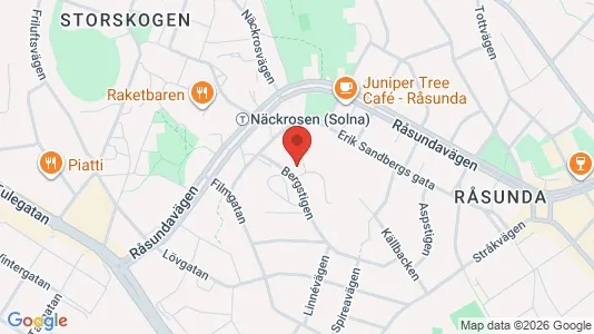 Apartments for rent i Solna - kort over placeringen