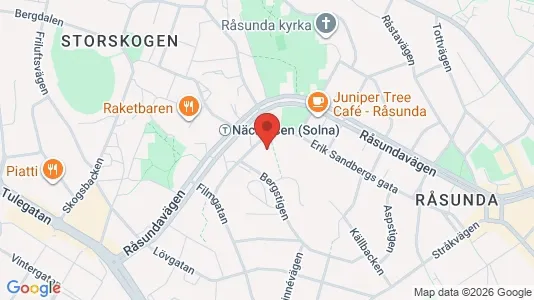 Apartments for rent i Solna - kort over placeringen