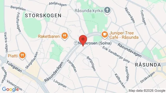Apartments for rent i Solna - kort over placeringen