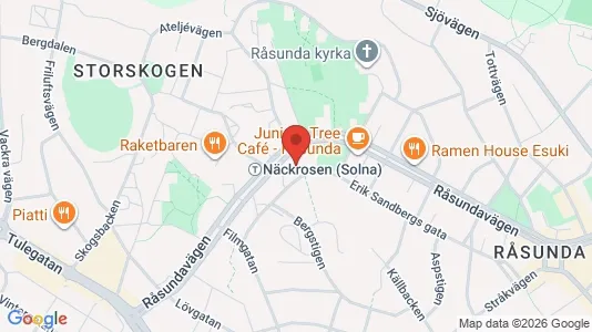 Apartments for rent i Solna - kort over placeringen