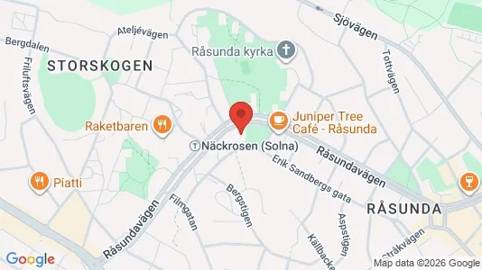 Apartments for rent i Solna - kort over placeringen