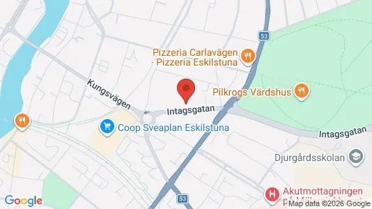 Apartments for rent i Eskilstuna - kort over placeringen