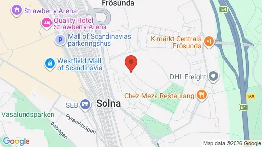 Apartments for rent i Solna - kort over placeringen