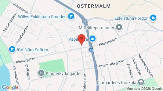 Apartments for rent i Eskilstuna - kort over placeringen