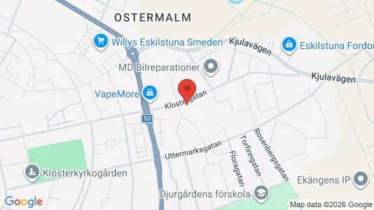 Apartments for rent i Eskilstuna - kort over placeringen