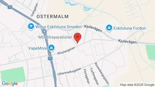 Apartments for rent i Eskilstuna - kort over placeringen